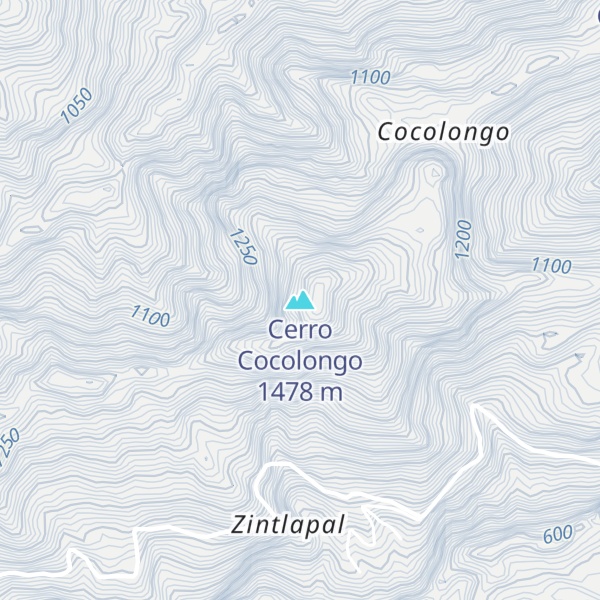 Map of Cerro Cocolongo