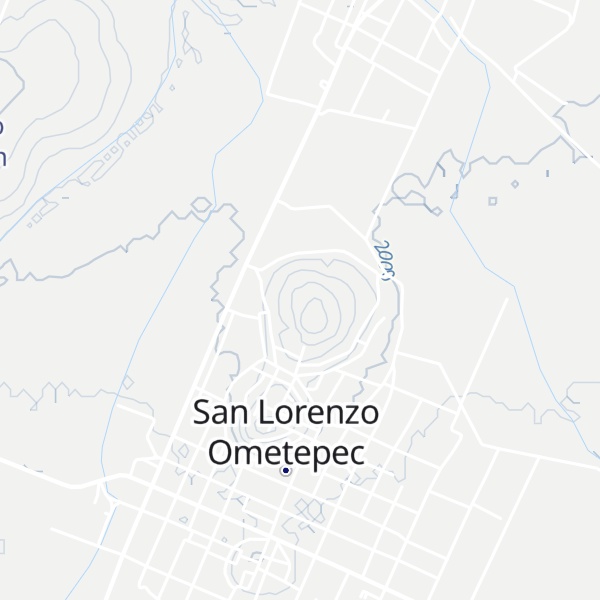 Map of Cerro Ometepec