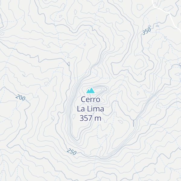Map of Cerro La Lima