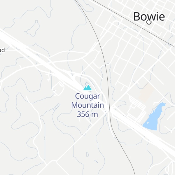 Map of Cougar Mountain