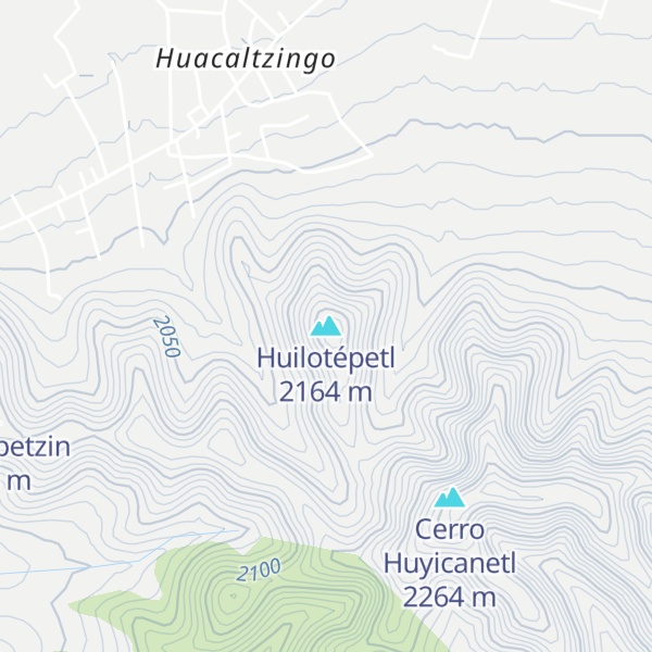 Map of Huilotépetl