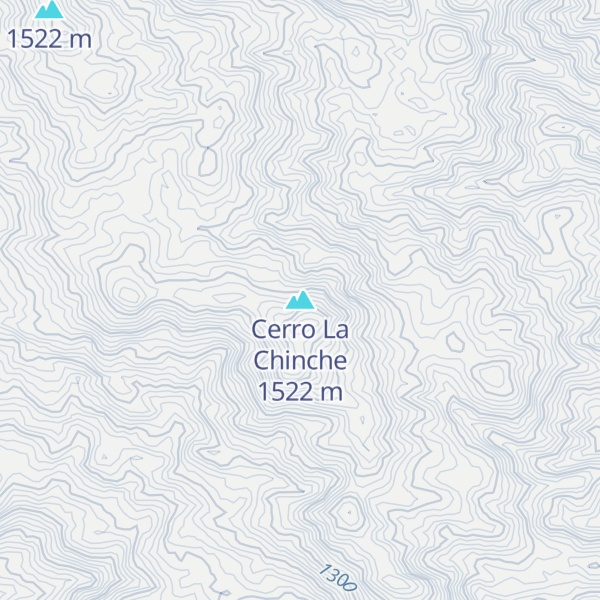 Map of Cerro La Chinche