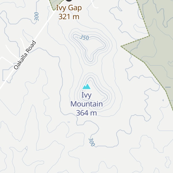 Map of Ivy Mountain
