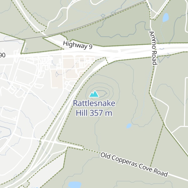 Map of Rattlesnake Hill