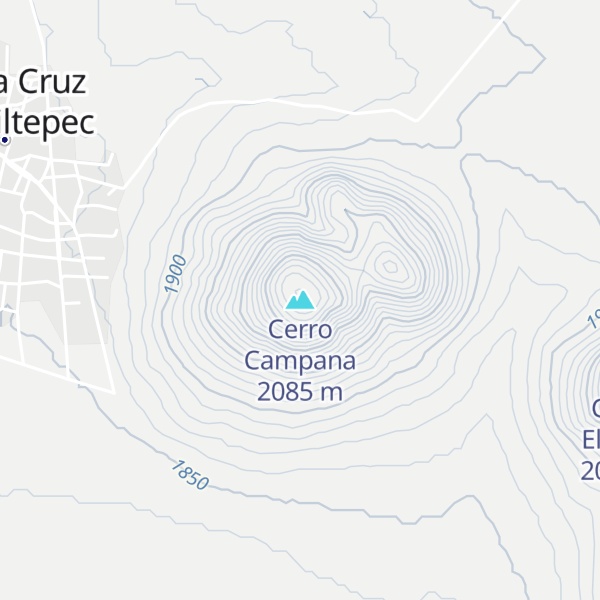 Map of Cerro Campana
