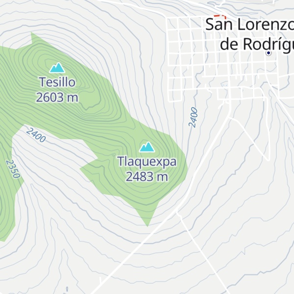 Map of Tlaquexpa