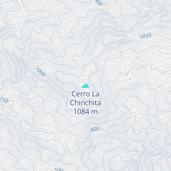 Map of Cerro La Chinchita