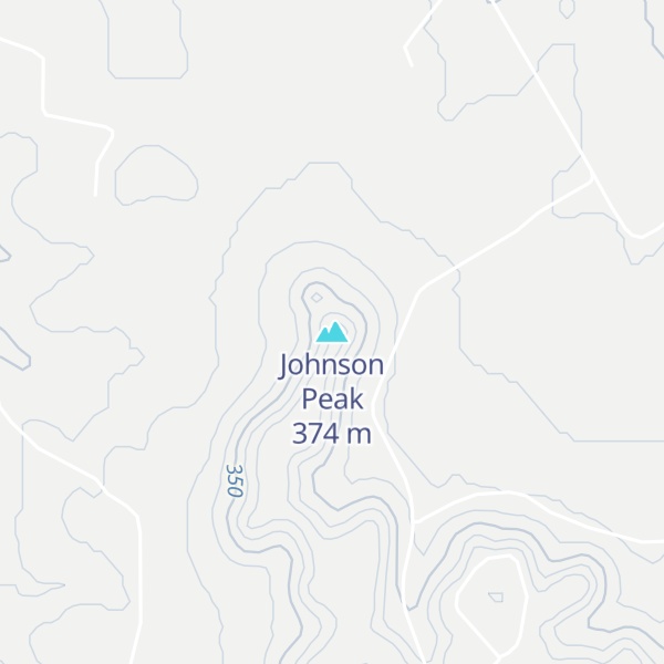 Map of Johnson Peak
