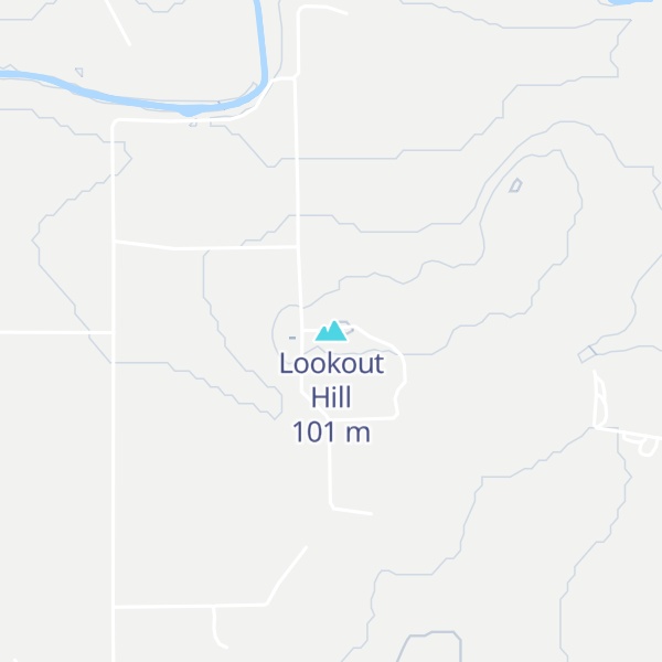 Map of Lookout Hill