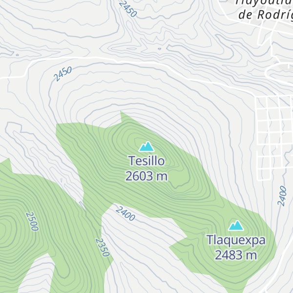 Map of Tesillo