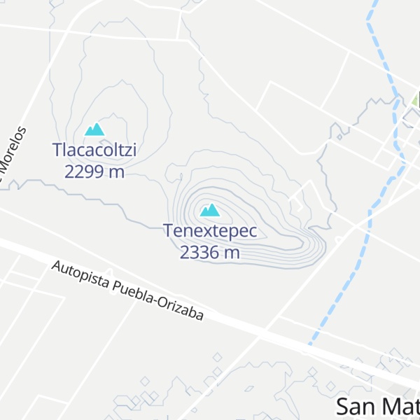 Map of Tenextepec