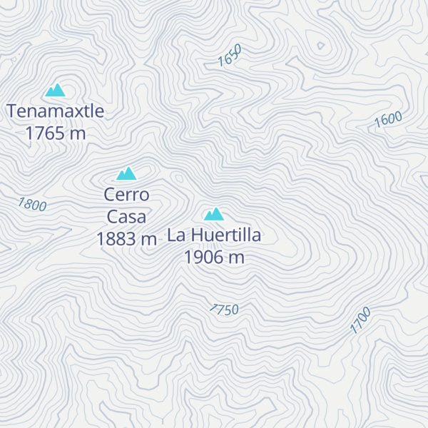 Map of La Huertilla