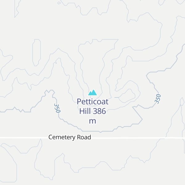 Map of Petticoat Hill