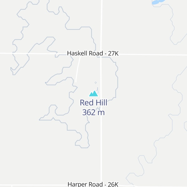Map of Red Hill