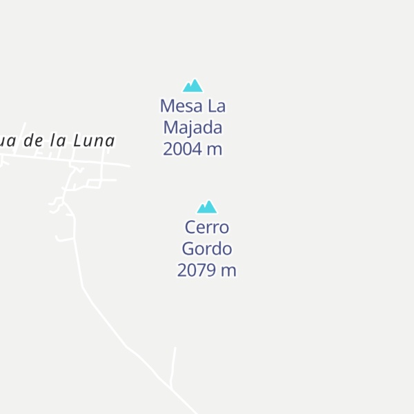 Map of Cerro Gordo