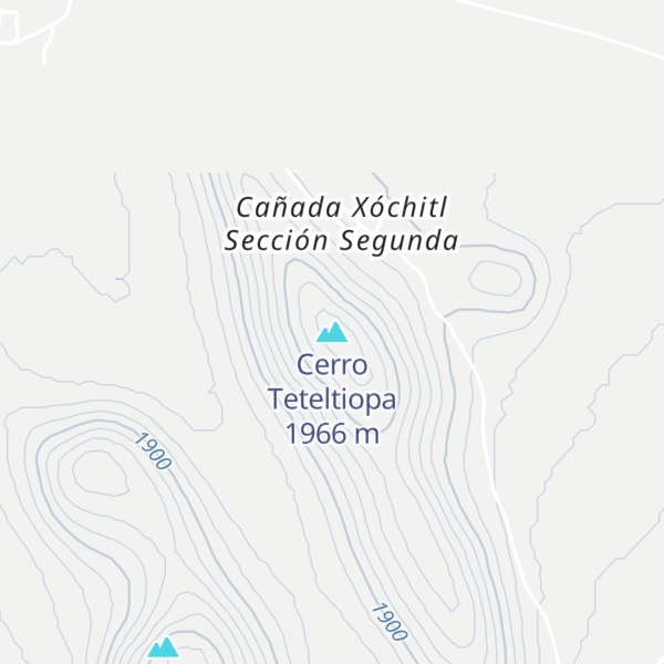 Map of Cerro Teteltiopa