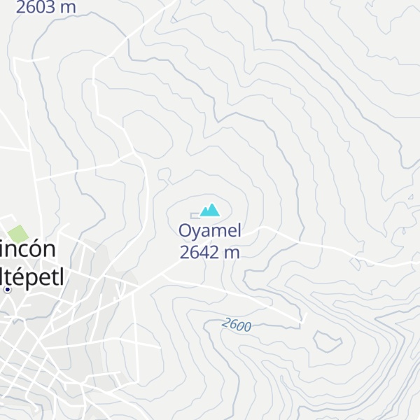 Map of Oyamel