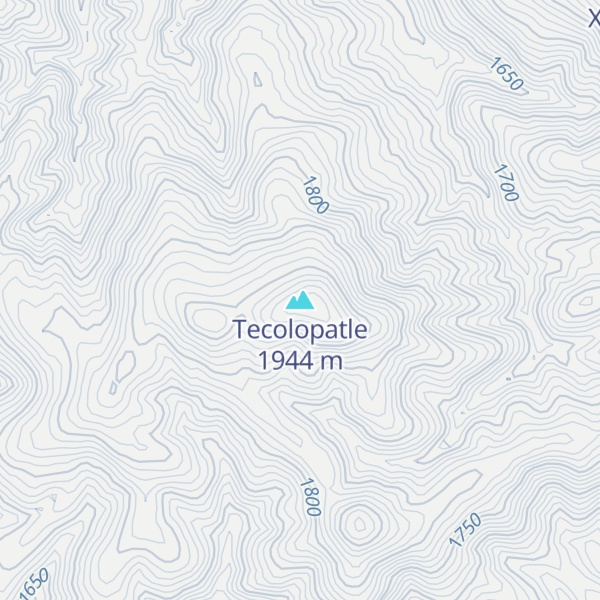 Map of Tecolopatle