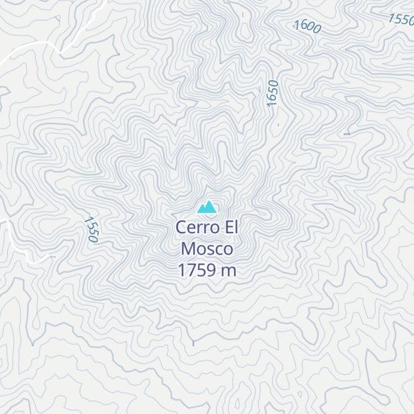 Map of Cerro El Mosco