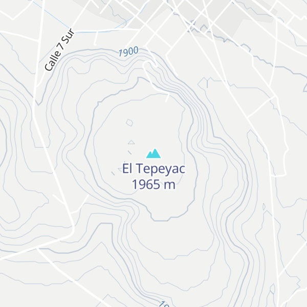 Map of El Tepeyac