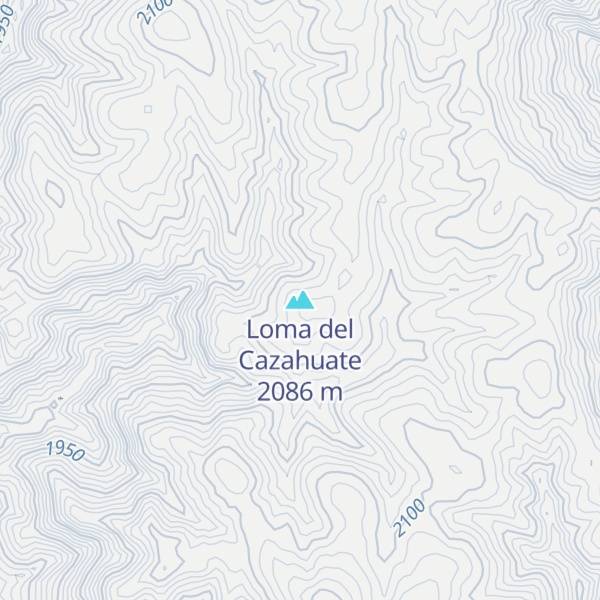 Map of Loma del Cazahuate