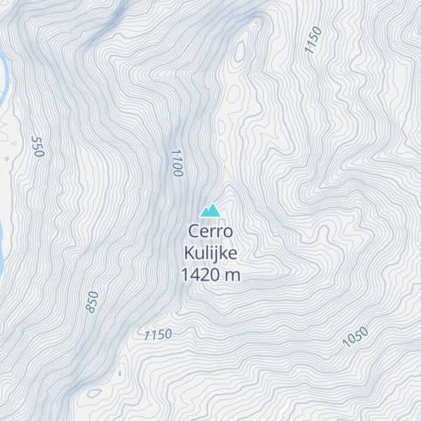 Map of Cerro Kulijke