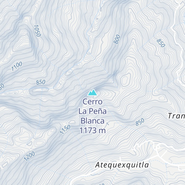 Map of Cerro La Peña Blanca