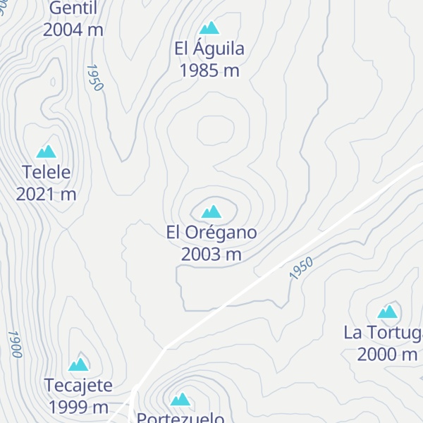 Map of El Orégano