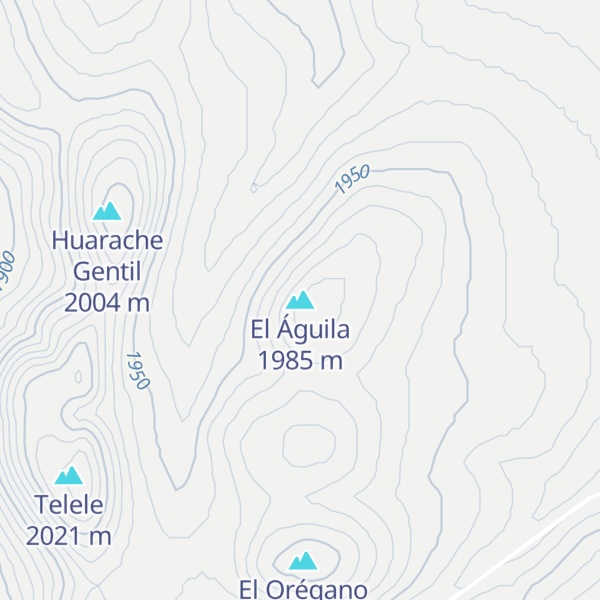 Map of El Águila