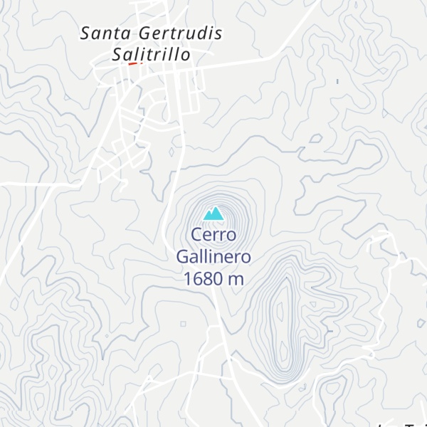 Map of Cerro Gallinero