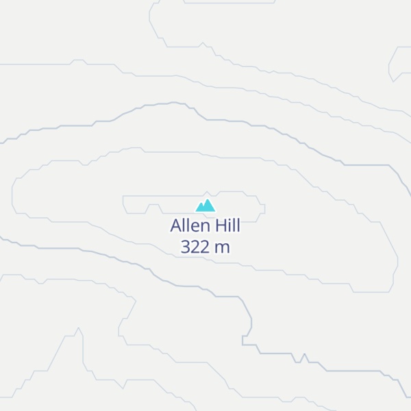 Map of Allen Hill