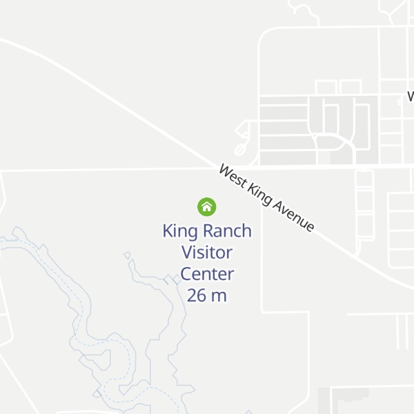 Map of King Ranch Visitor Center