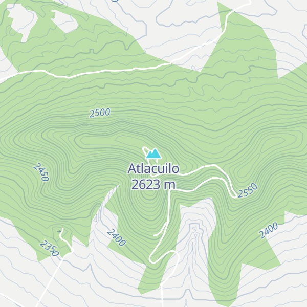 Map of Atlacuilo