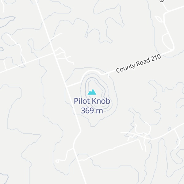 Map of Pilot Knob