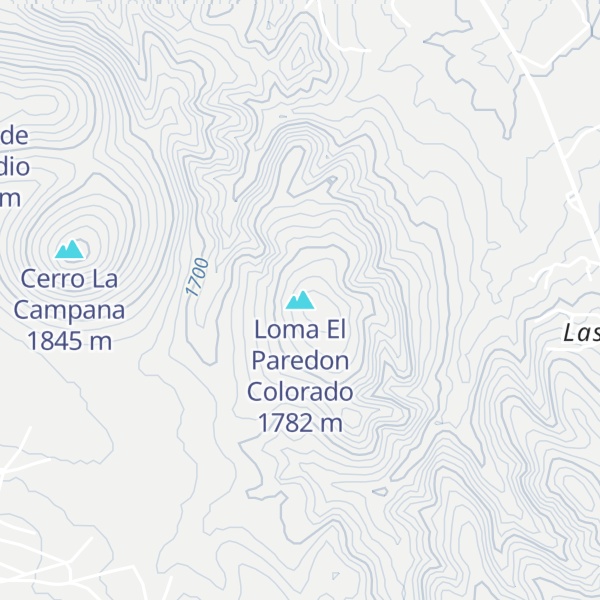 Map of Loma El Paredon Colorado