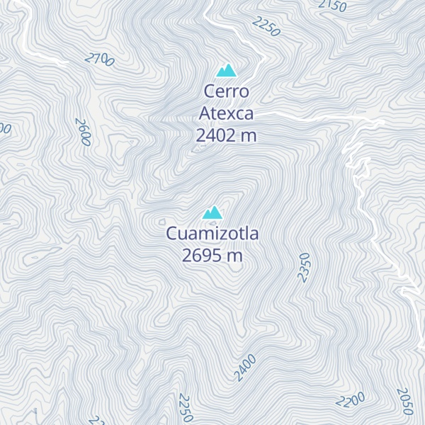 Map of Cuamizotla