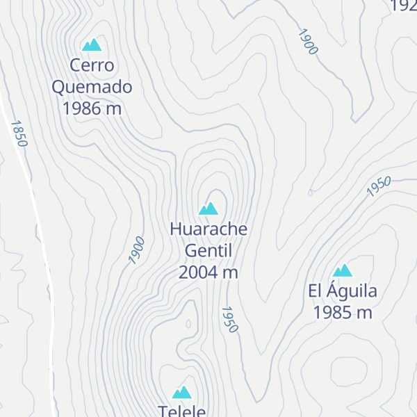 Map of Huarache Gentil