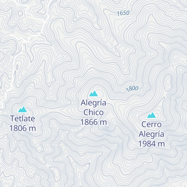 Map of Alegría Chico