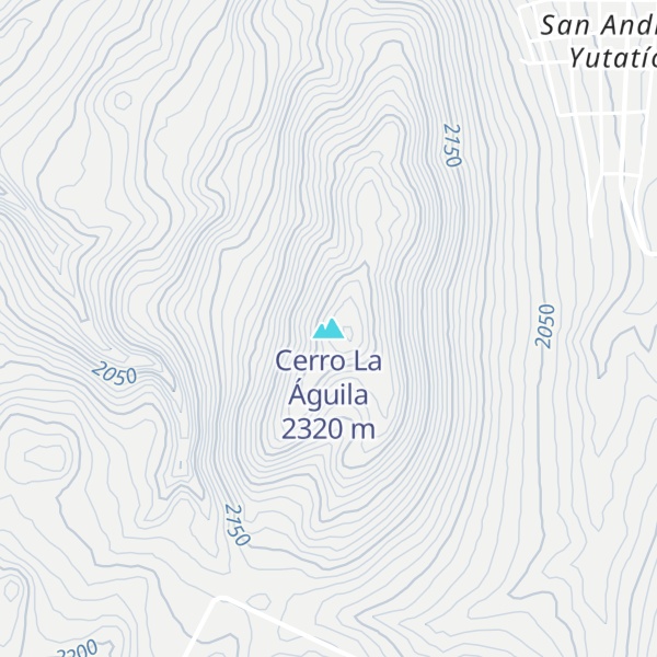 Map of Cerro La Águila