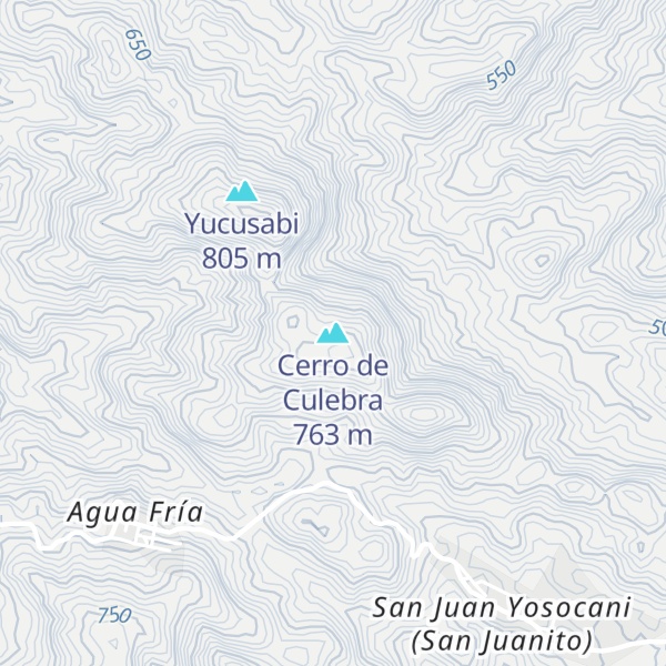 Map of Cerro de Culebra