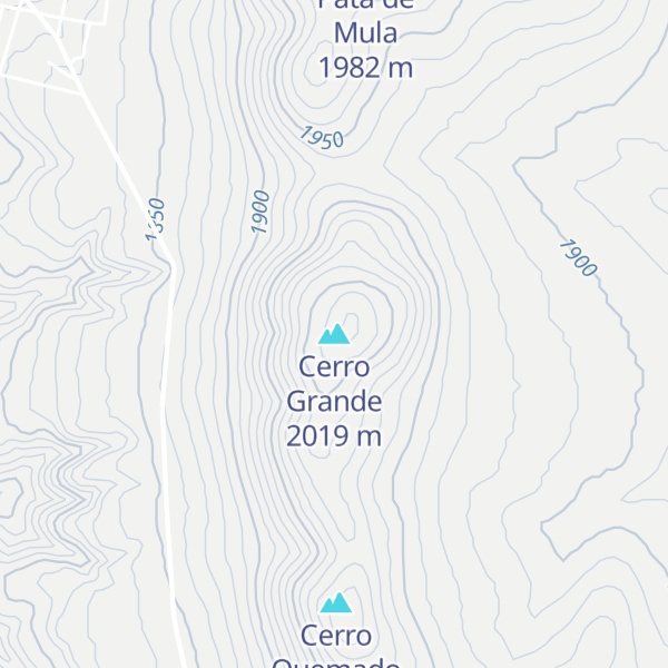 Map of Cerro Grande