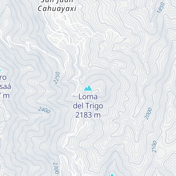Map of Loma del Trigo