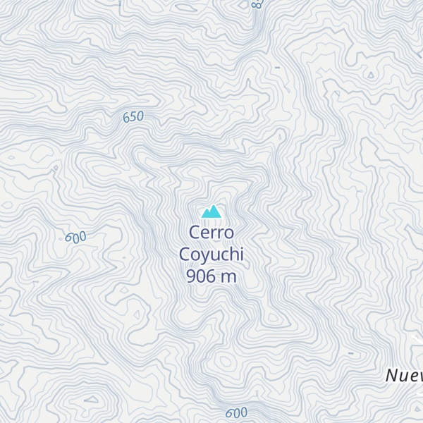 Map of Cerro Coyuchi