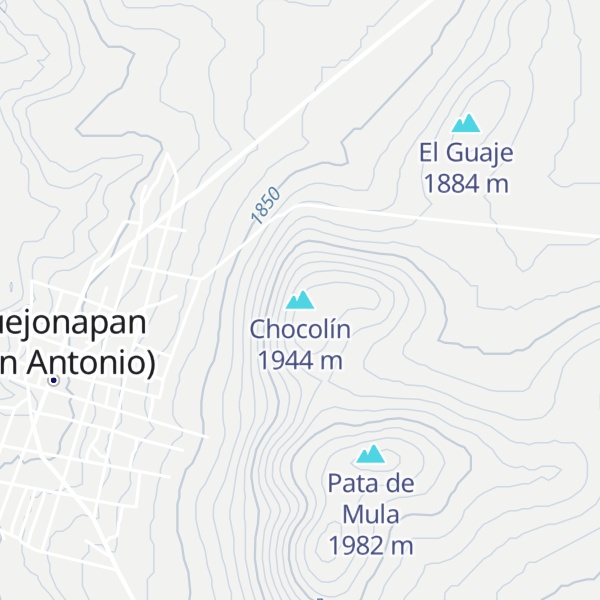 Map of Chocolín