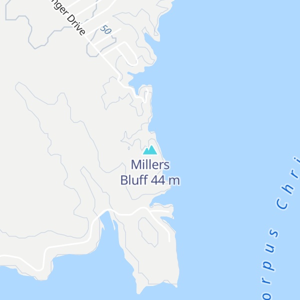 Map of Millers Bluff