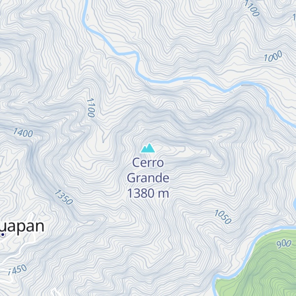 Map of Cerro Grande
