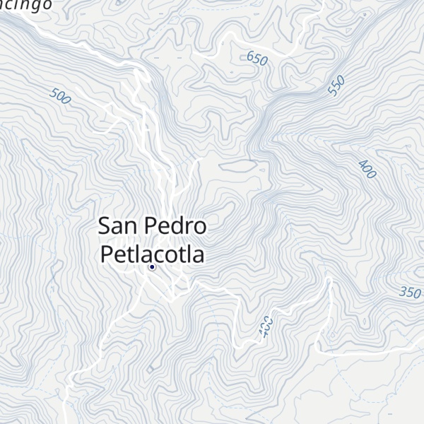Map of Cerro San Pedro