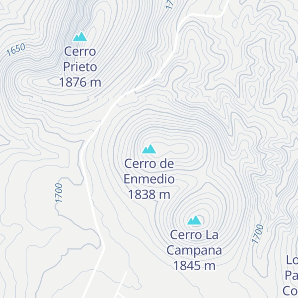 Map of Cerro de Enmedio