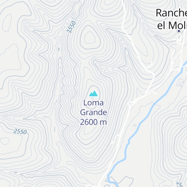 Map of Loma Grande