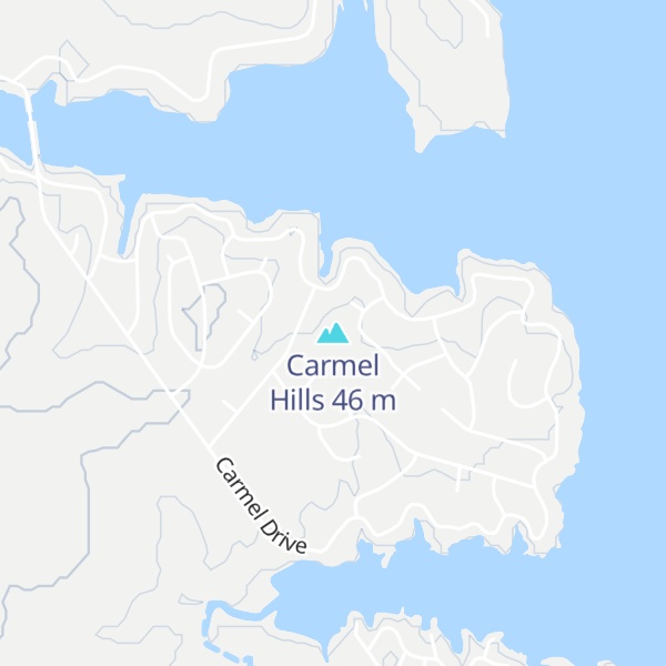 Map of Carmel Hills